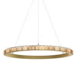 Avalon XL chandelier satin brass | Chandeliers | CTO Lighting