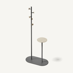 Bloom Coat Rack Table Anthracite | Coat racks | MIZETTO