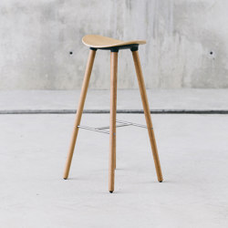 Coma Wood stool | Bar stools | ENEA