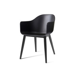 Harbour Dining Chair | Black Oak, Black Plastic | Chairs | Audo Copenhagen