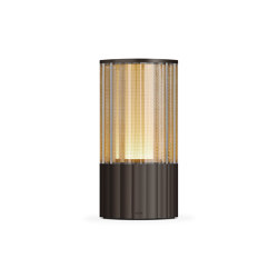 Totem Reeded 80mm Antique Bronze | Table lights | Voltra Lighting